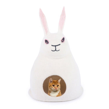 Premium Cat Bed Cave - Eco Friendly 100% Merino Wool Beds for Cats and Kittens